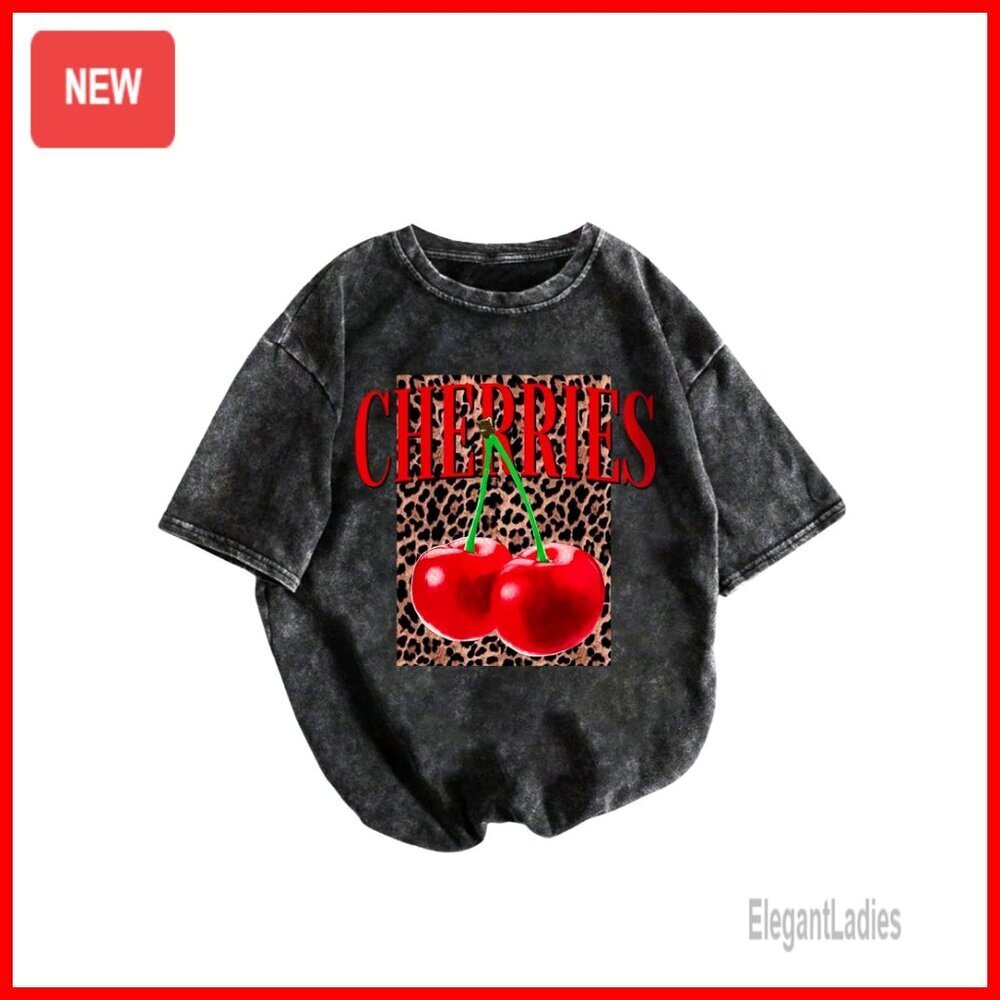 Vintage Graphic Tee Short Sleeve Crew Neck T-Shirt Casual Fit